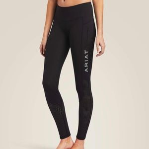 NWOT Ariat TEK Eos Full Seat Tight /Breech, Black, Size XL